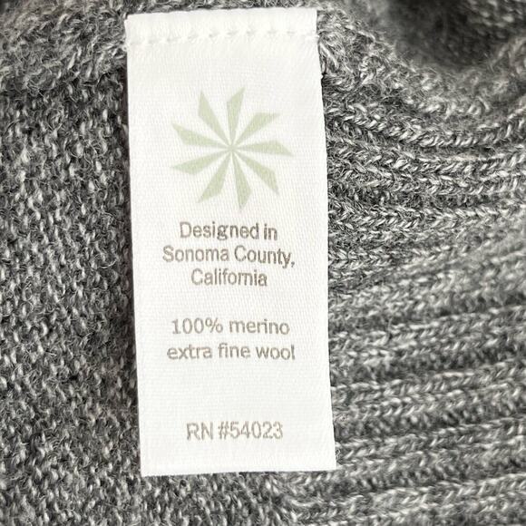 Athleta Merino Wool Nopa Hooded Sweater‎ in Heather Gray, Size XS - Picture 11 of 12
